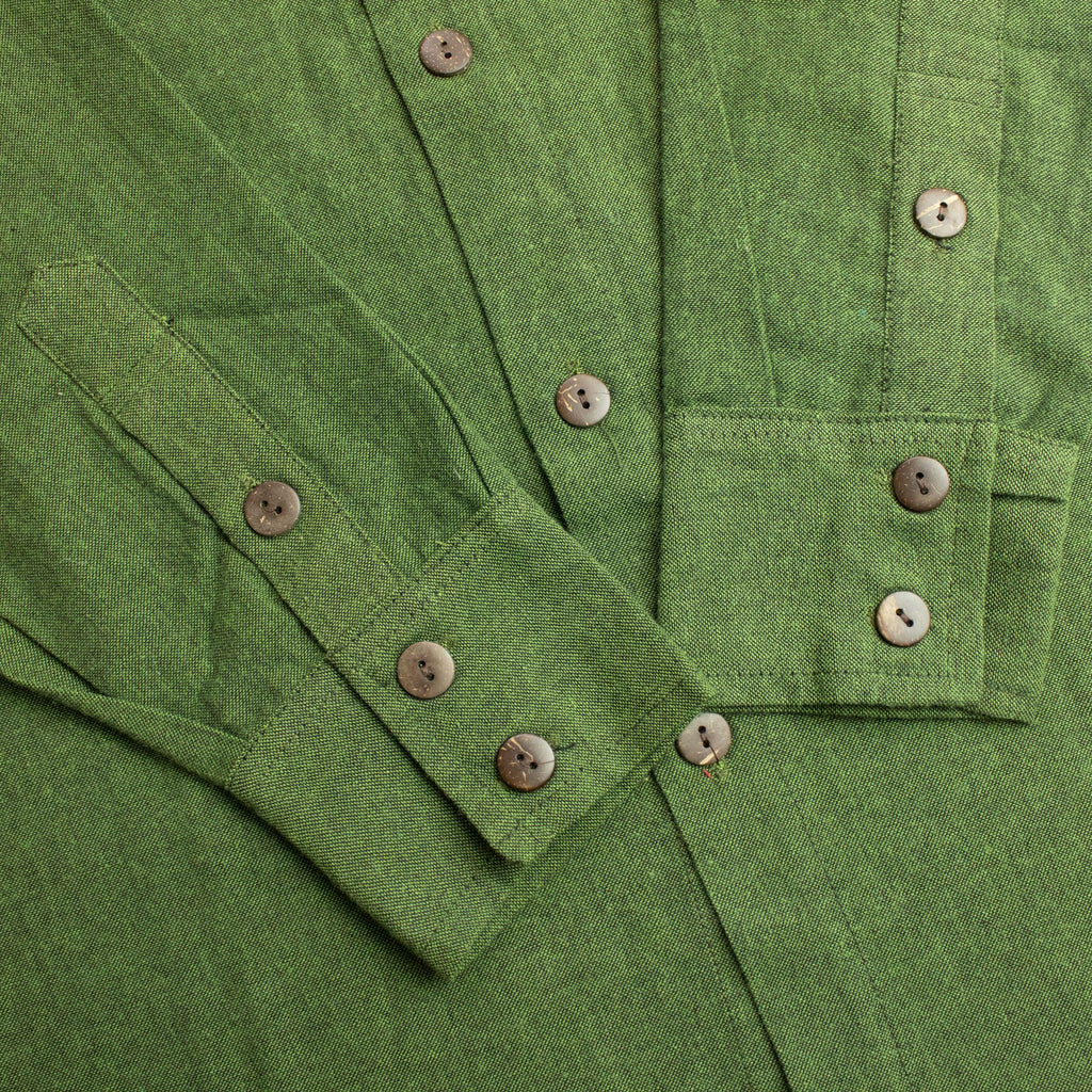 Nomad Sari Kathmandu Shirt - Forest Green - Large