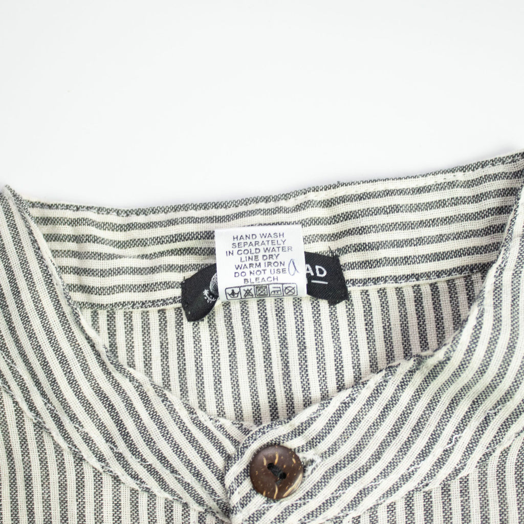 Nomad Sari Grandad Shirt - Grey Stone - Medium