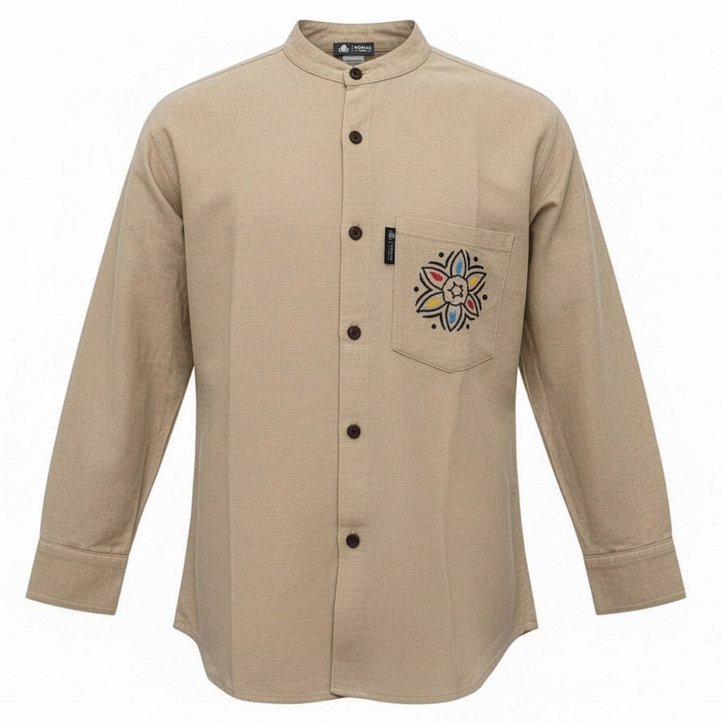 Nomad Sari Kathmandu Shirt - Stone - XL