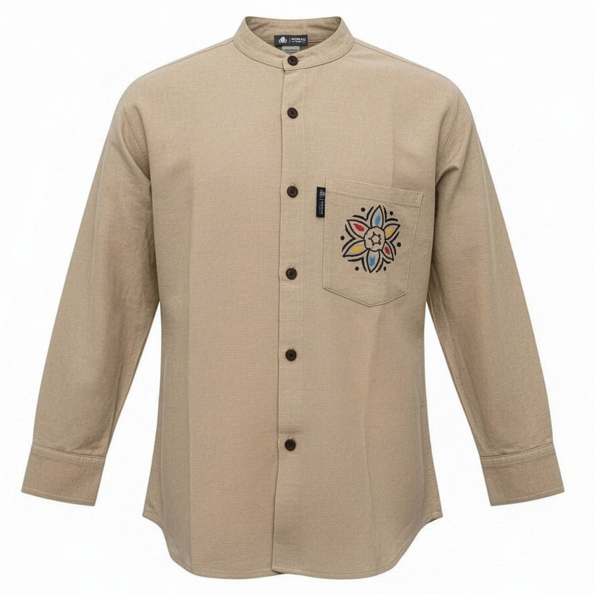 Nomad Sari Kathmandu Shirt - Stone - XL