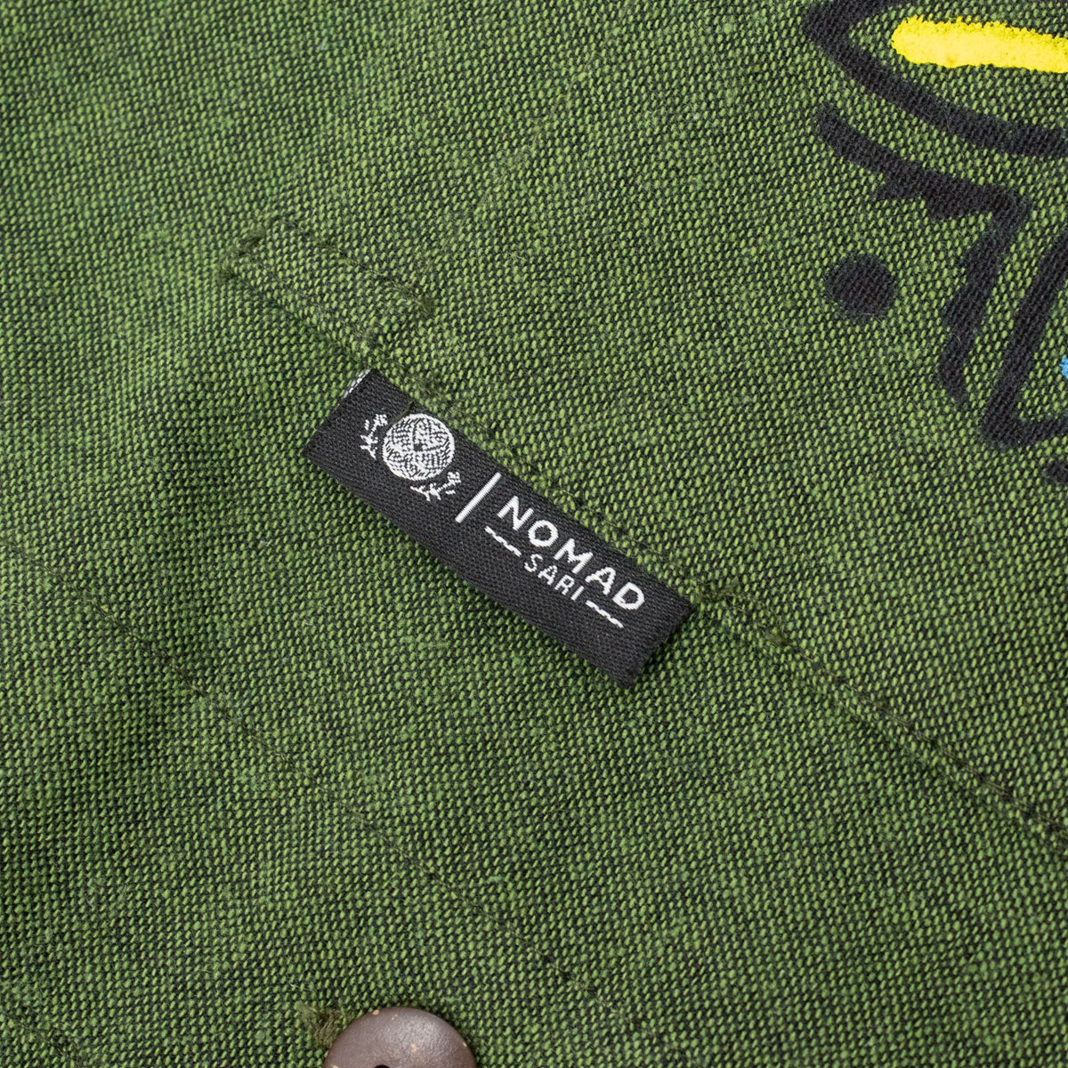 Nomad Sari Kathmandu Shirt - Forest Green - Medium