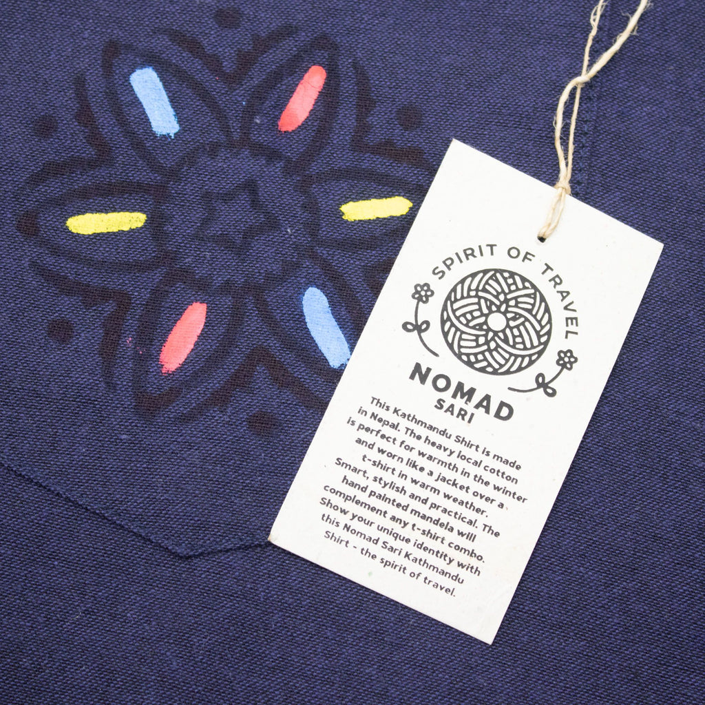 Nomad Sari Kathmandu Shirt - Indigo - XXL