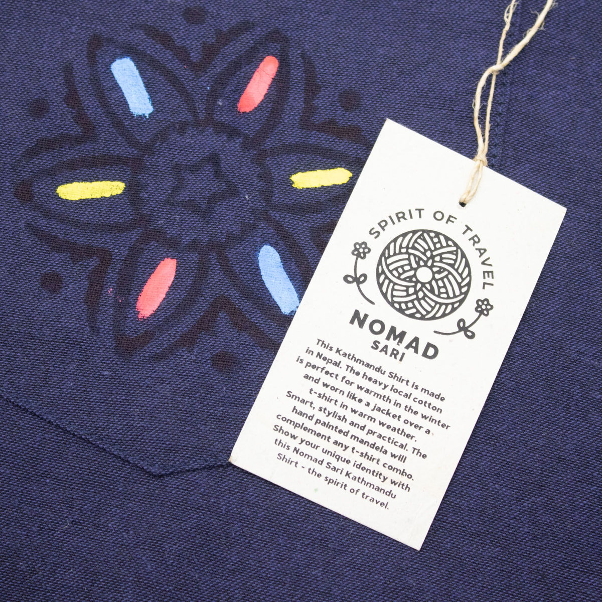 Nomad Sari Kathmandu Shirt - Indigo - XXL
