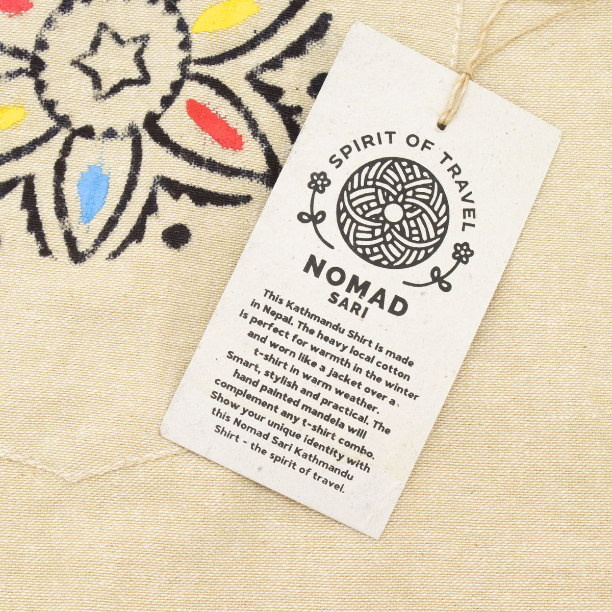 Nomad Sari Kathmandu Shirt - Stone - Large