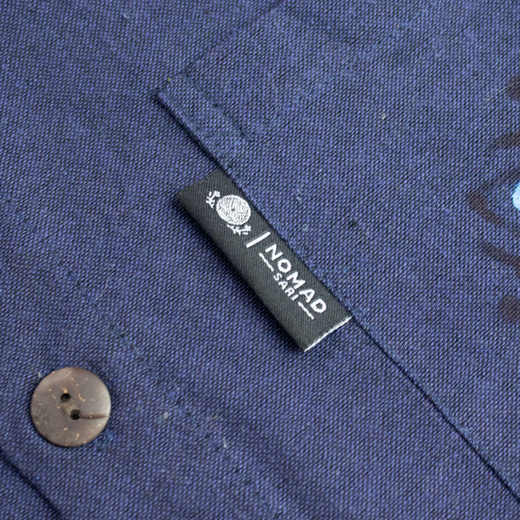 Nomad Sari Kathmandu Shirt - Indigo - XXL