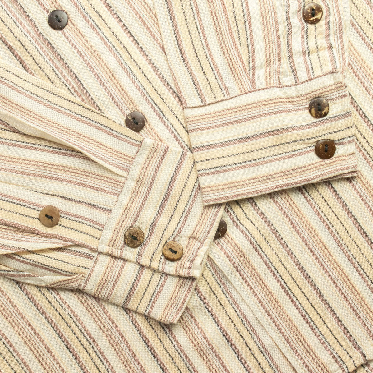 Nomad Sari Grandad Shirt - Brown Beige - XL