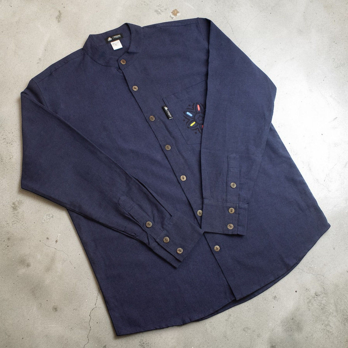 Nomad Sari Kathmandu Shirt - Indigo - XL